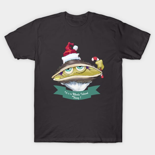 Quahog Santa T-Shirt by buckbegawk